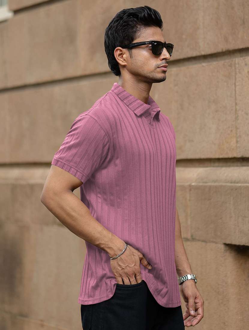 men textured short sleeves polo t-shirt - 22572166 -  Standard Image - 3