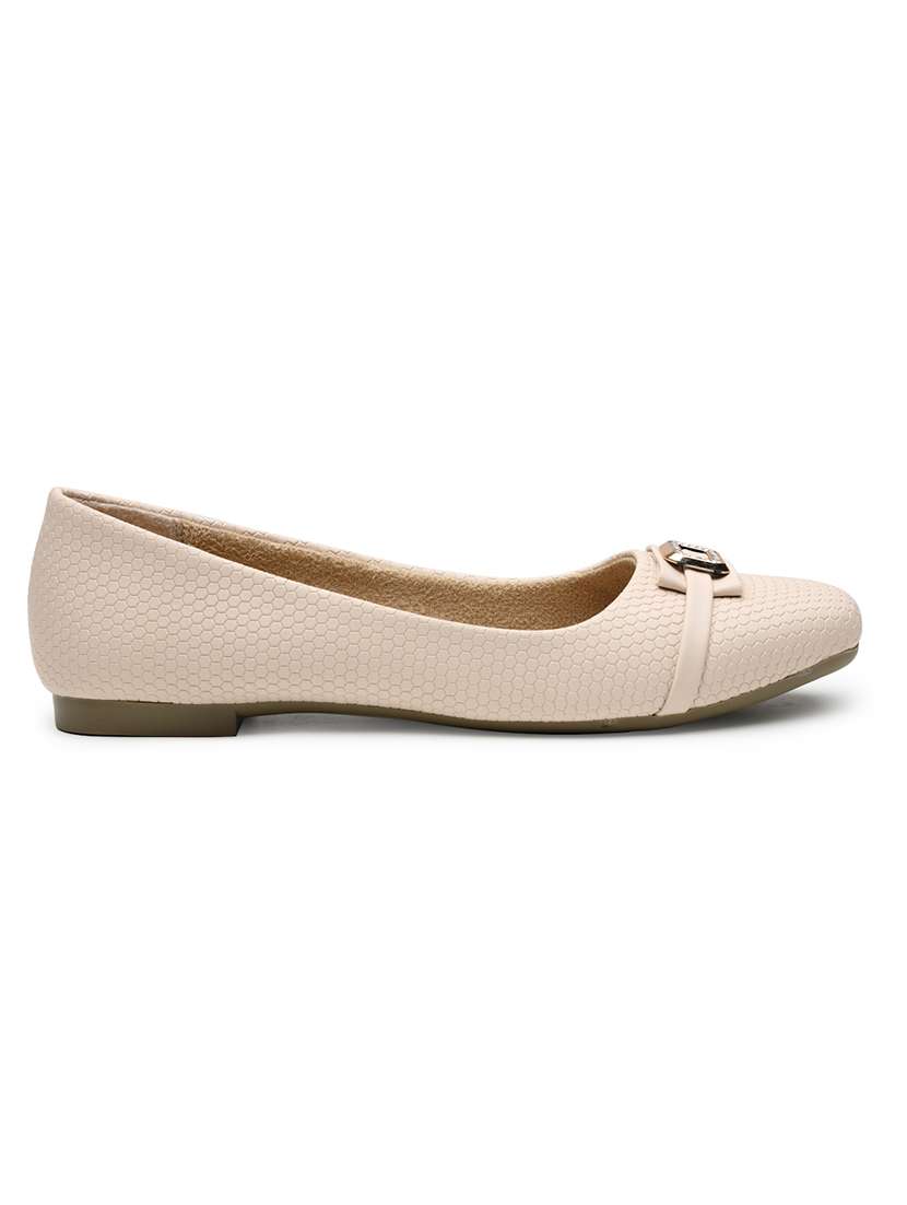 women textured slip on ballerina - 22572211 -  Standard Image - 3