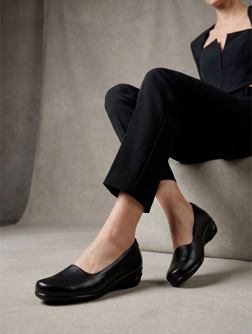 women solid slip on ballerina - 22572214 -  Standard Image - 5