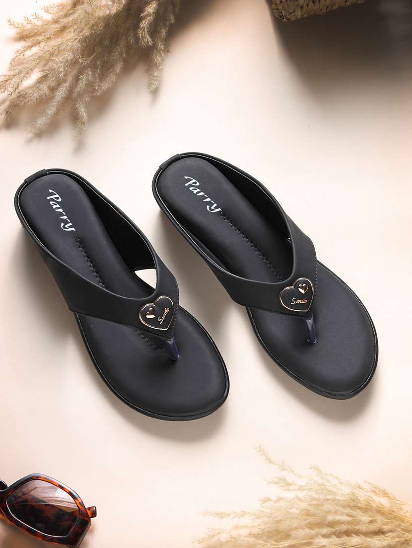 women solid toe separator sandal