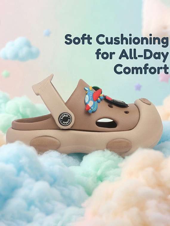kids colourblocked back strap clogs - 22572558 -  Standard Image - 3