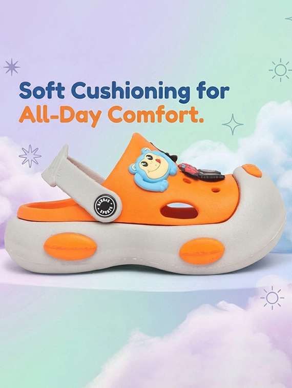 kids colourblocked back strap clogs - 22572559 -  Standard Image - 3