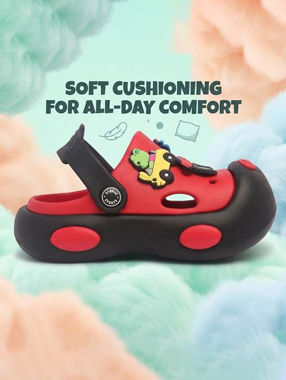 kids colourblocked back strap clogs - 22572560 -  Standard Image - 3