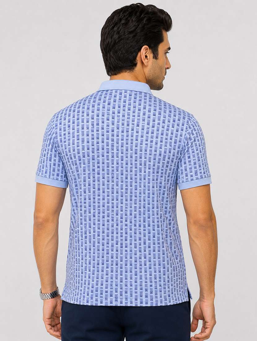 men self design short sleeves polo t-shirt - 22572623 -  Standard Image - 3
