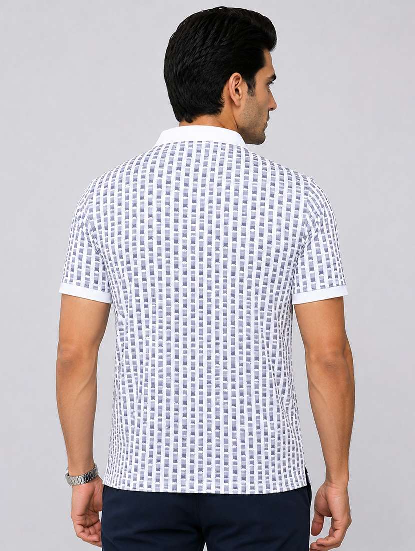 men printed short sleeves polo t-shirt - 22572624 -  Standard Image - 3