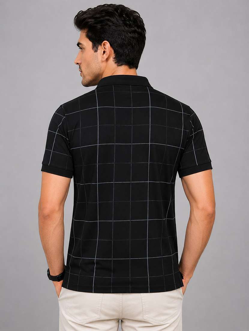 men printed short sleeves polo t-shirt - 22572626 -  Standard Image - 3