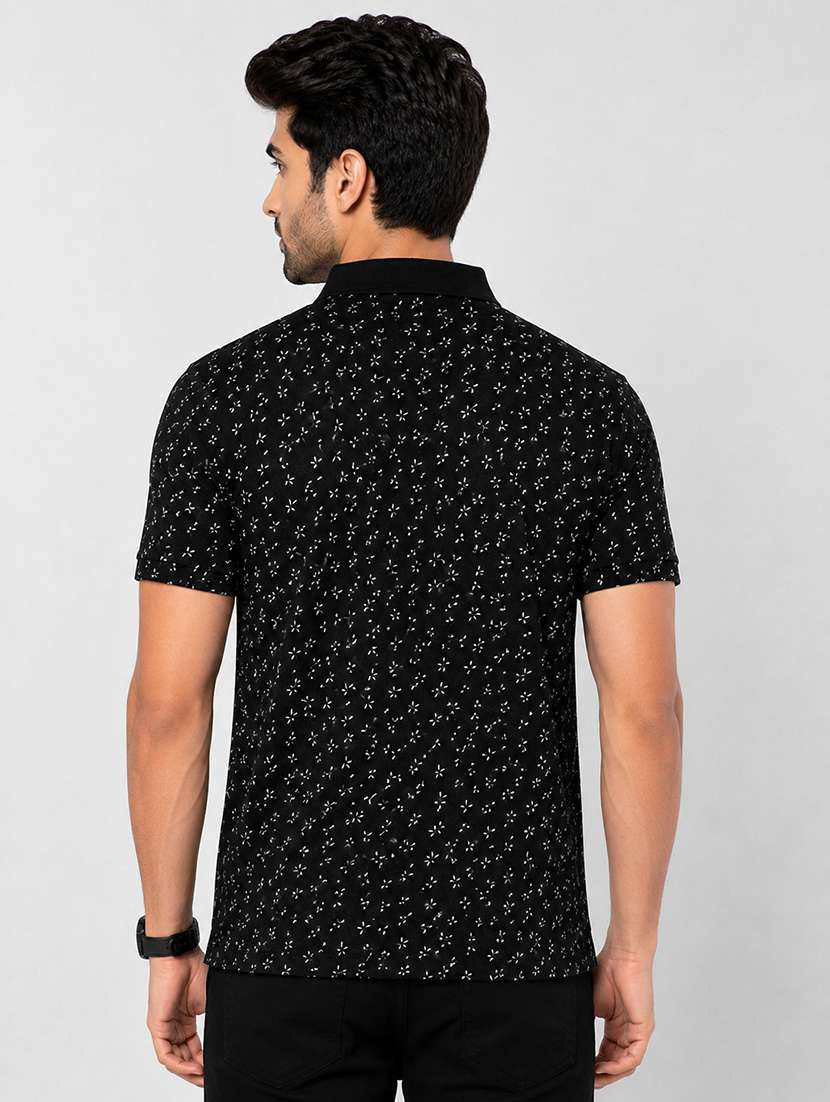 men printed short sleeves polo t-shirt - 22572632 -  Standard Image - 3