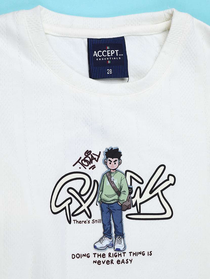 Boys Printed Long Sleeves Regular Fit T-shirt - 22572810 -  Standard Image - 3