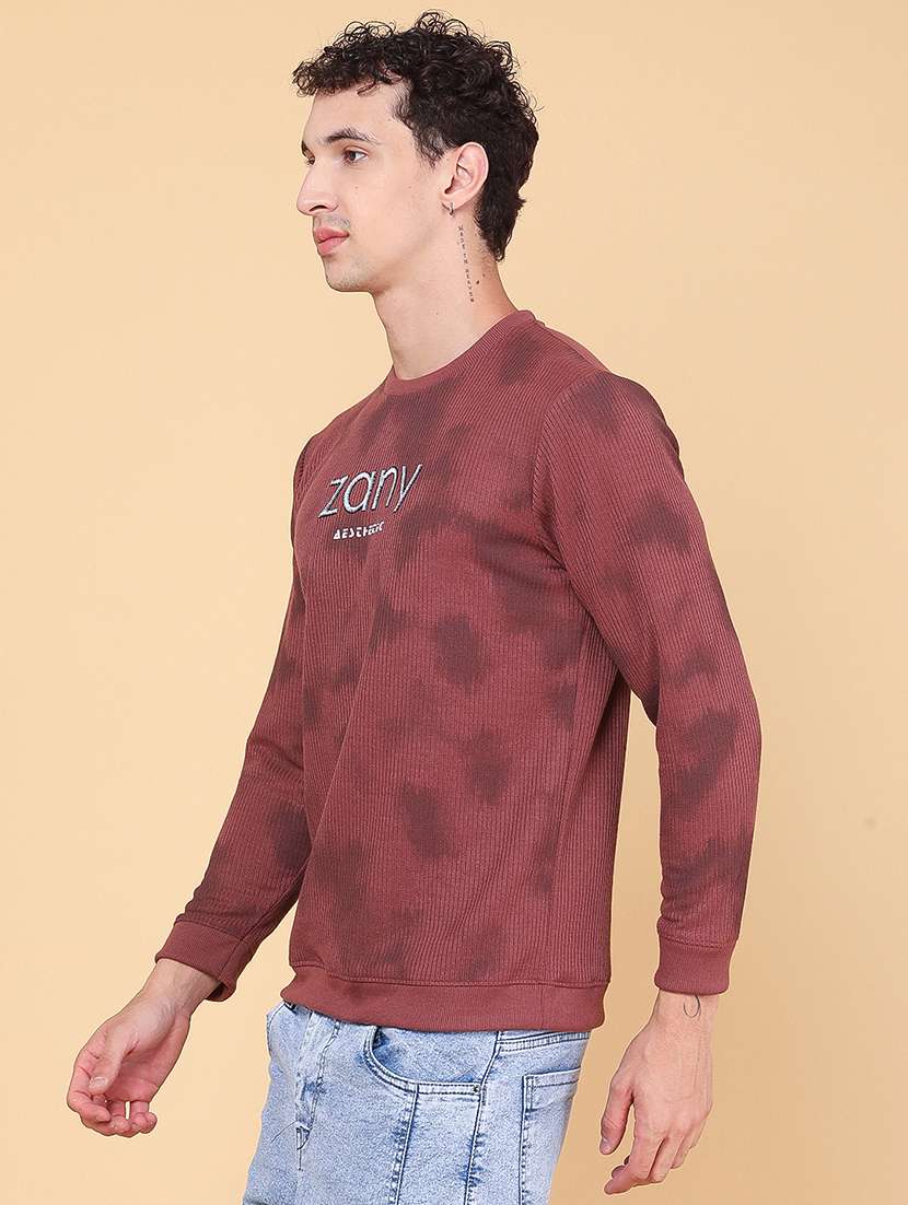 red cotton blend chest print tshirt - 22574620 -  Standard Image - 3