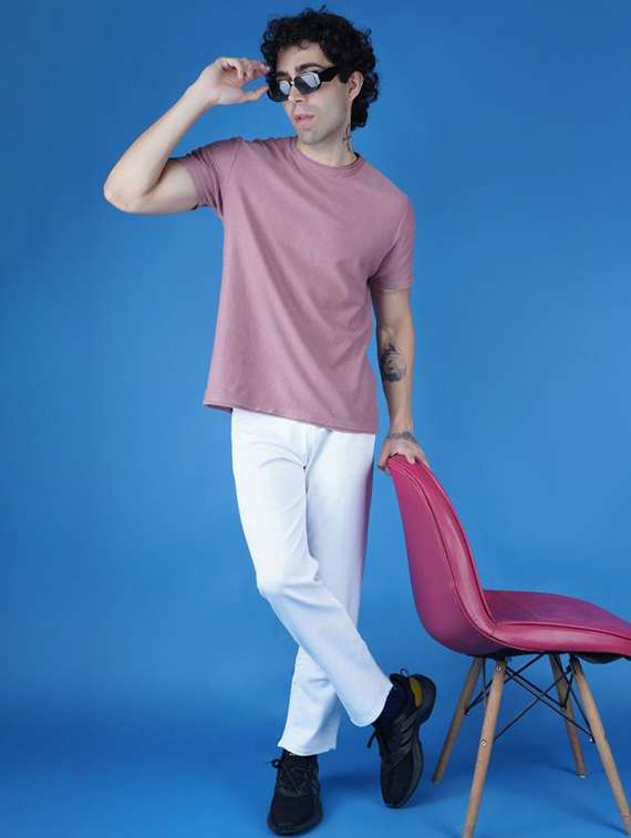 men solid mid rise slim fit jeans - 22576025 -  Standard Image - 3