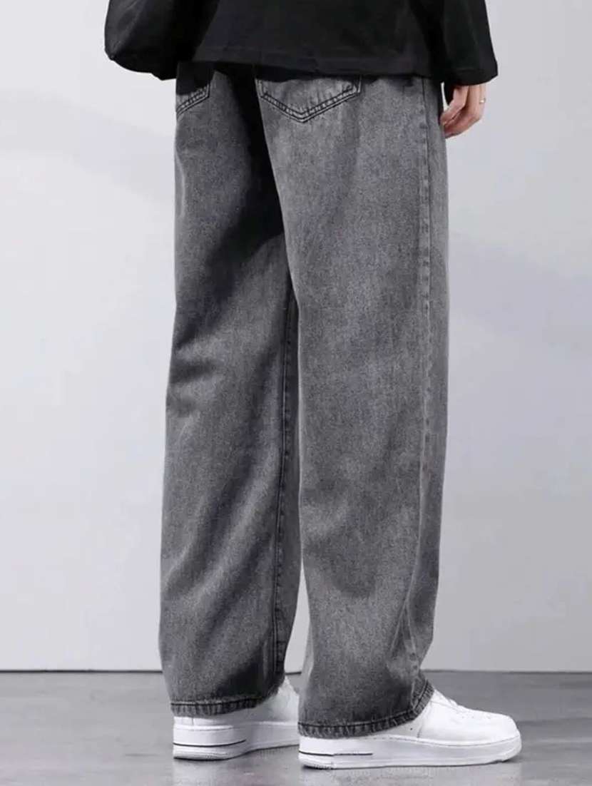 Men Washed Mid Rise Relaxed Fit Jeans - 22576056 -  Standard Image - 3