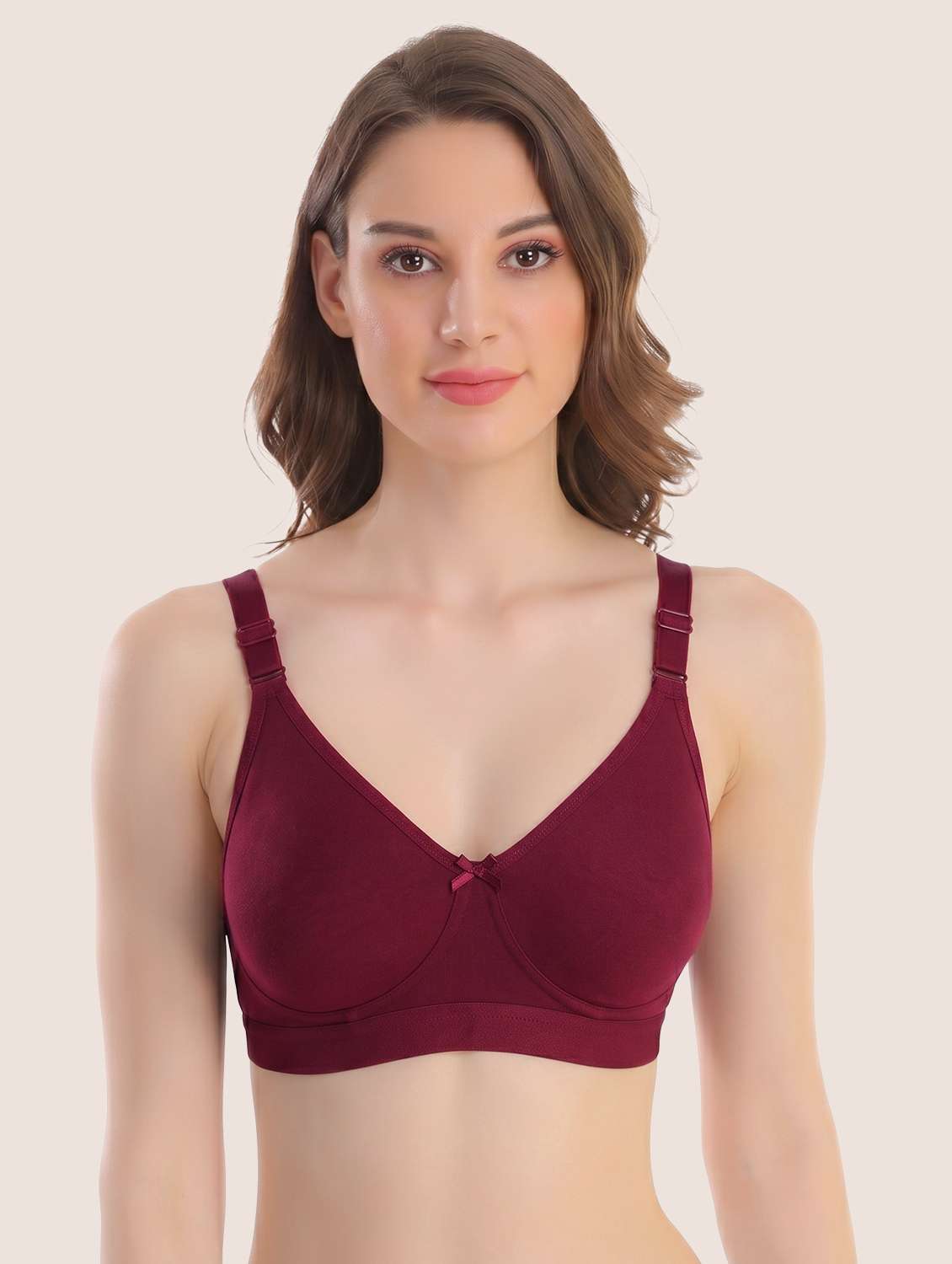 Women Pack Of 3 Solid Full Coverage Minimizer Bra - 22576861 -  Standard Image - 5