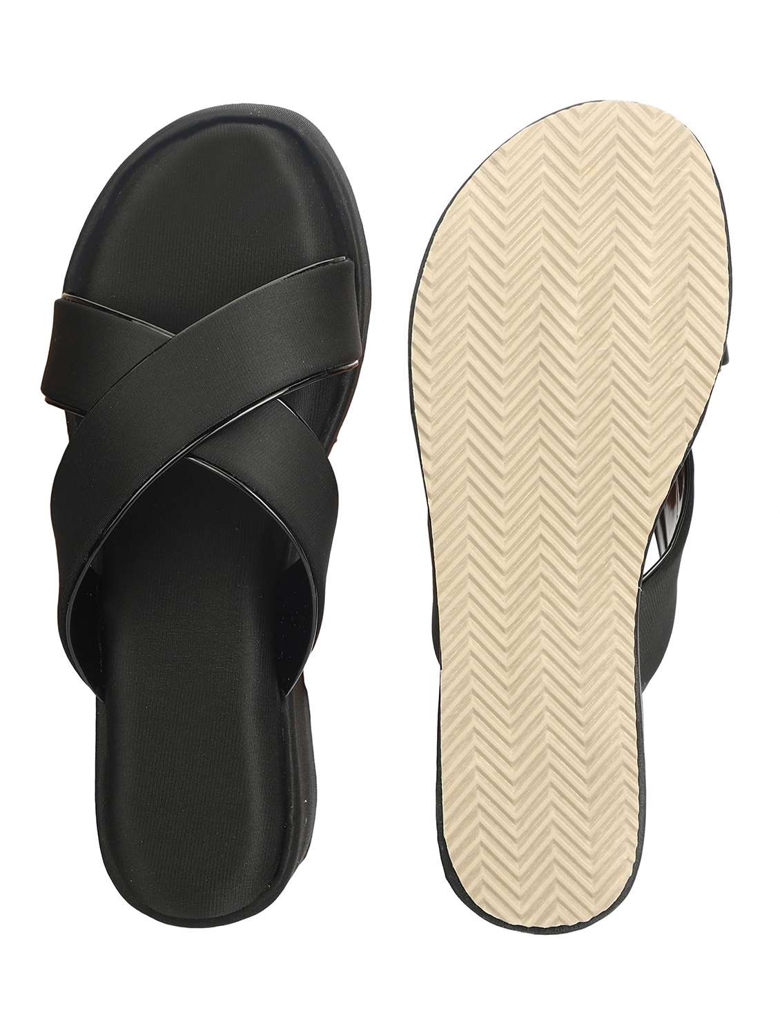 Women Solid Slip On Wedges - 22576960 -  Standard Image - 3