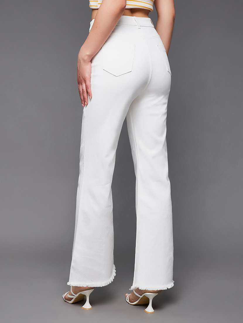 Women Solid High Rise Bootcut Jeans - 22577024 -  Standard Image - 3