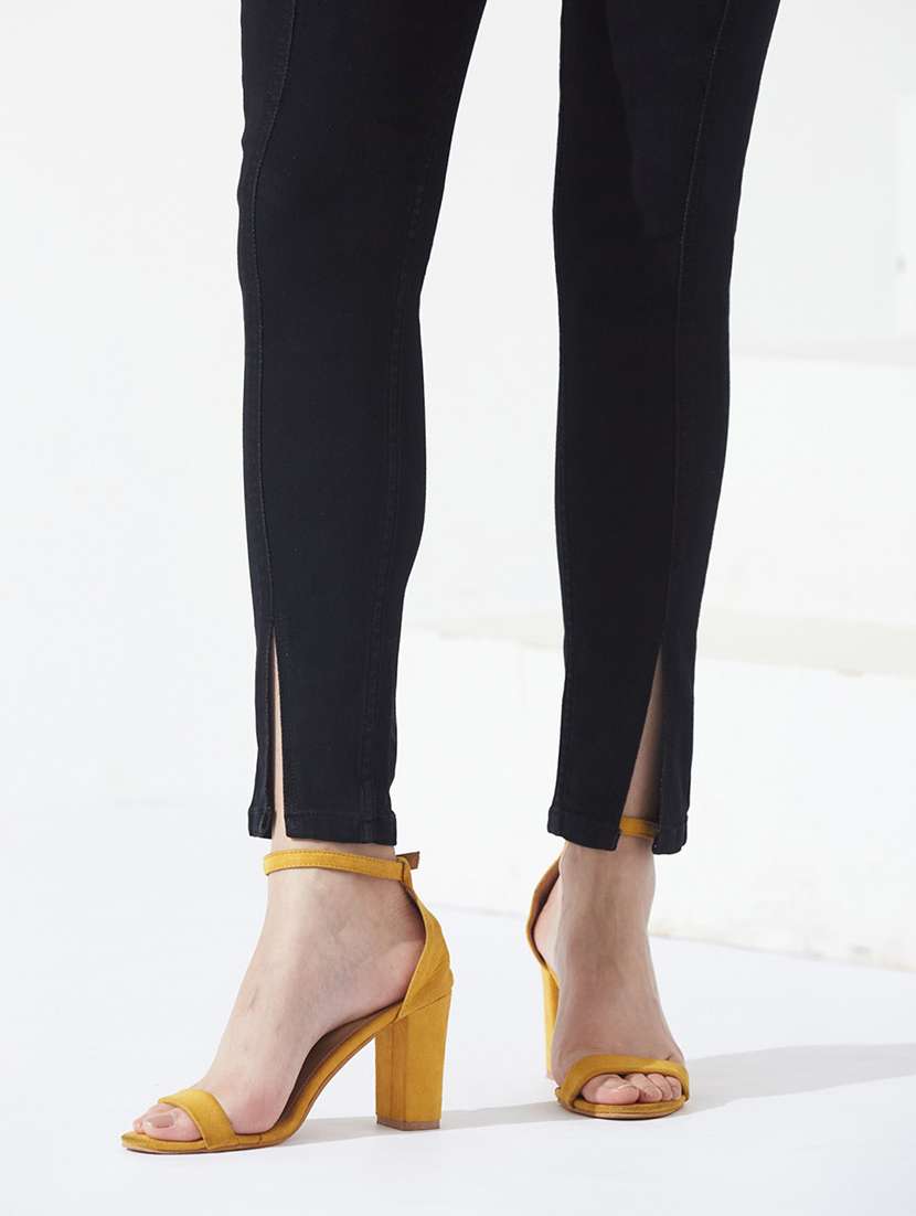 women solid high rise skinny jeans - 22577056 -  Standard Image - 3