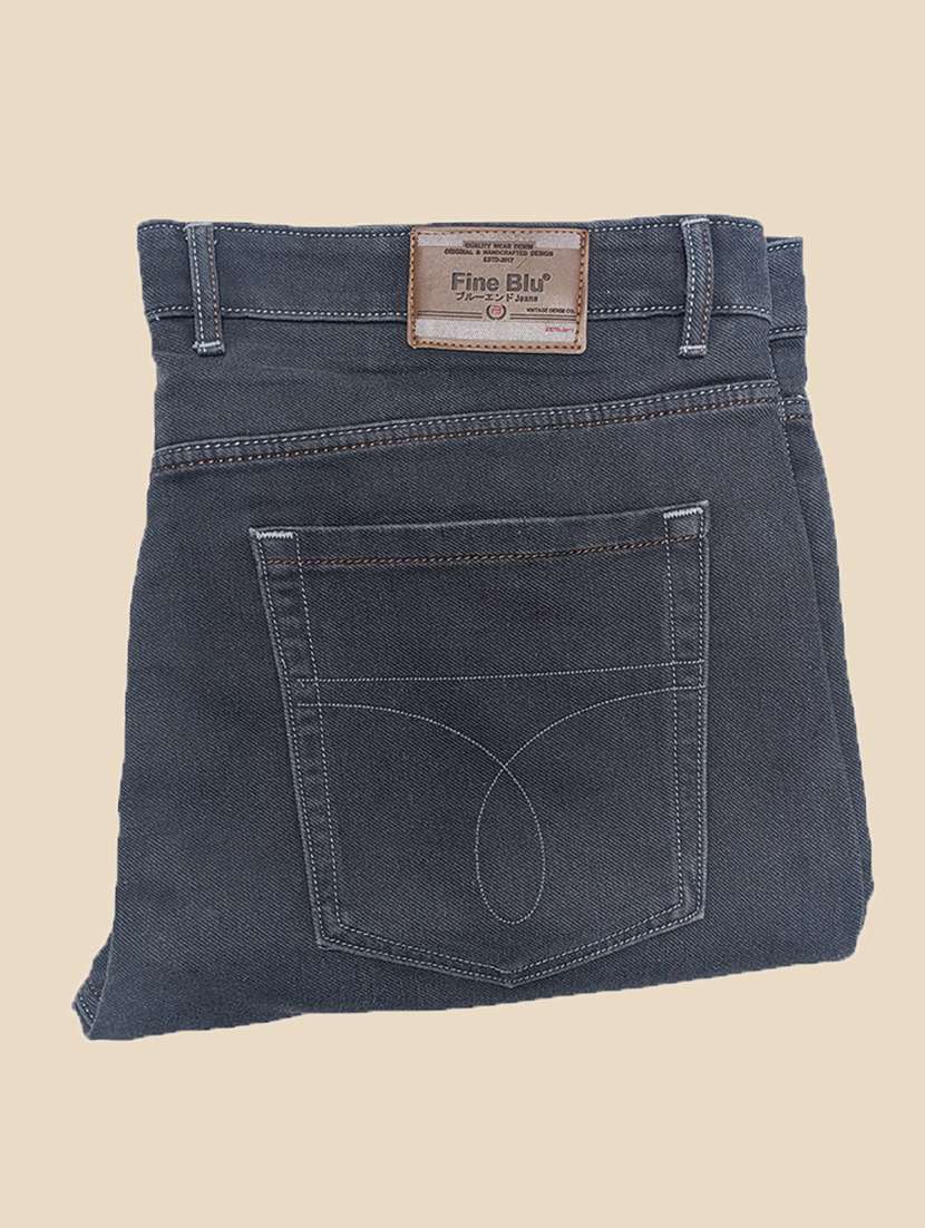 men washed mid rise straight jeans - 22577402 -  Standard Image - 5