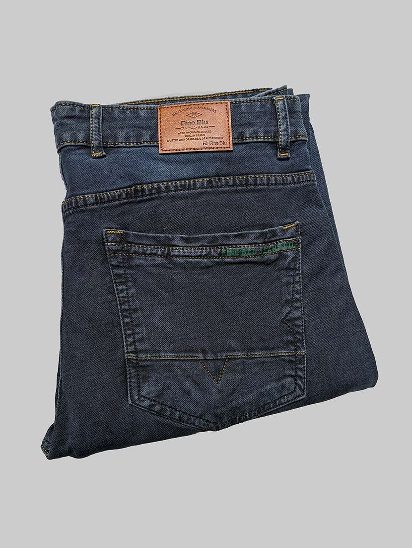 men washed mid rise straight jeans - 22577403 -  Standard Image - 5