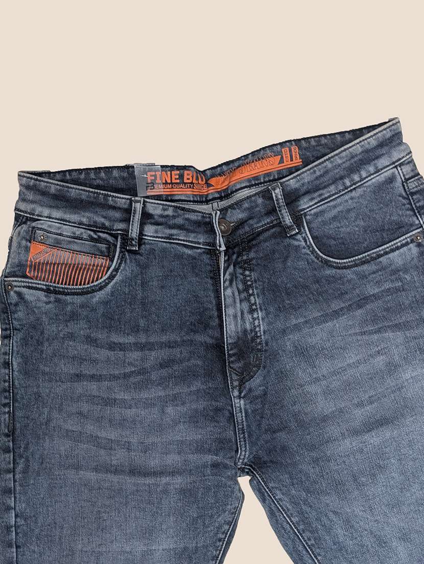men washed mid rise slim fit jeans - 22577410 -  Standard Image - 3