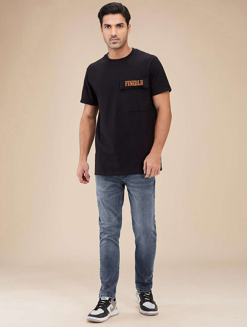 men washed mid rise slim fit jeans - 22577410 -  Standard Image - 5