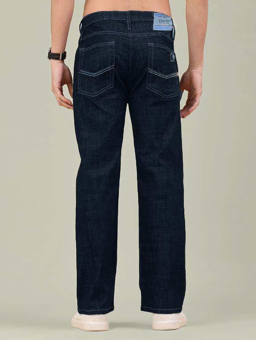 men distressed mid rise straight jeans - 22577413 -  Standard Image - 3