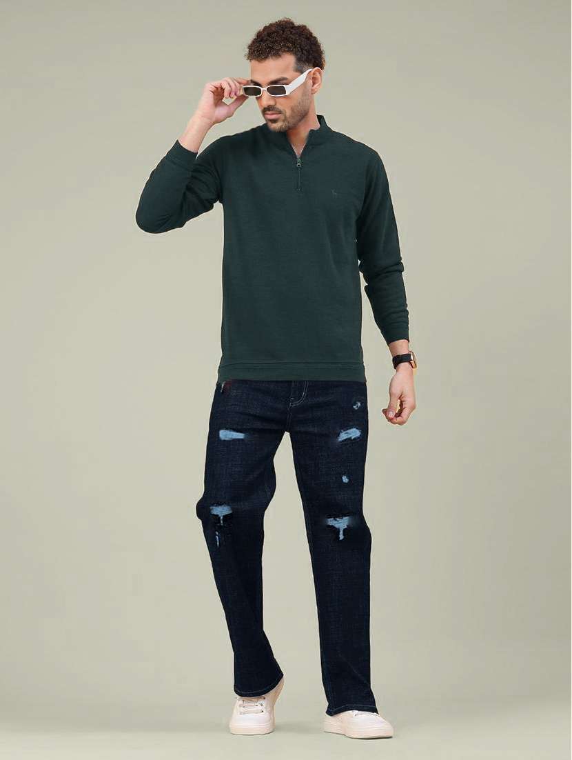 men distressed mid rise straight jeans - 22577413 -  Standard Image - 5
