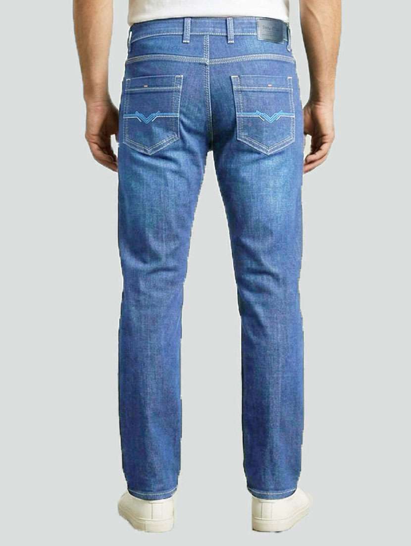 men distressed mid rise straight jeans - 22577415 -  Standard Image - 3