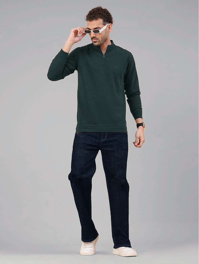 men solid mid rise straight jeans - 22577419 -  Standard Image - 5