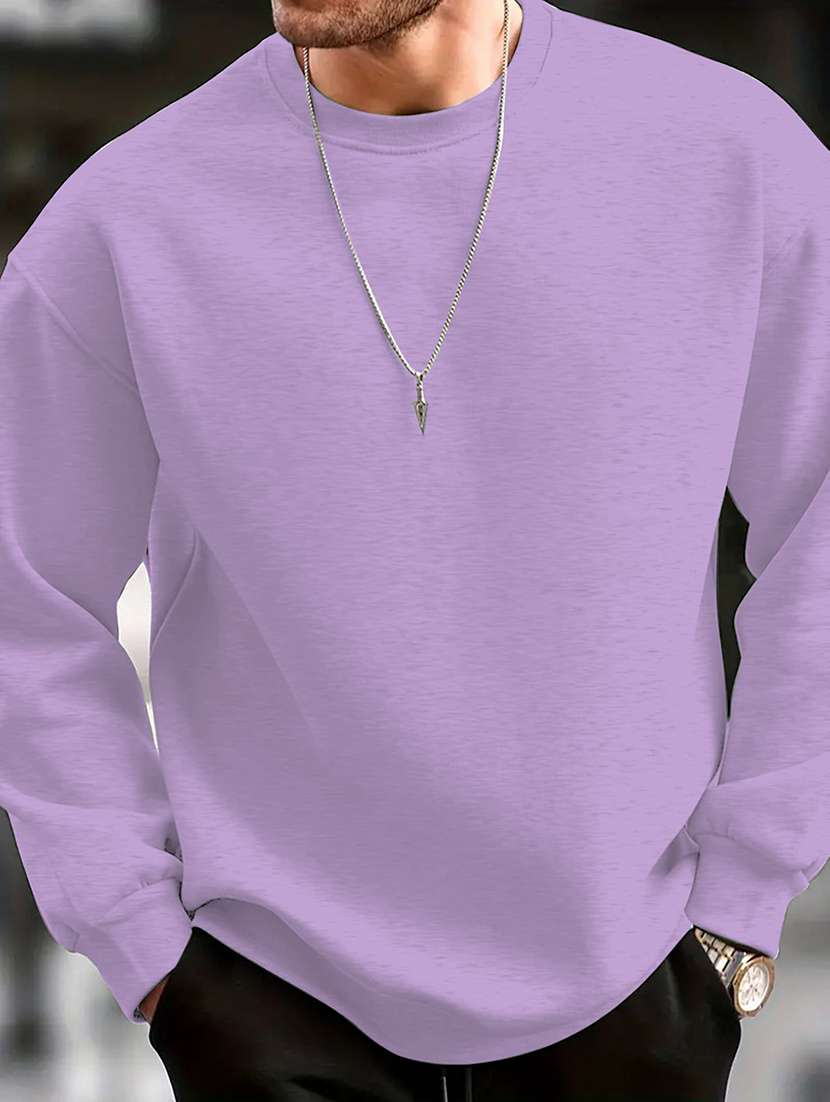 men solid long sleeves regular fit t-shirt - 22577516 -  Standard Image - 5