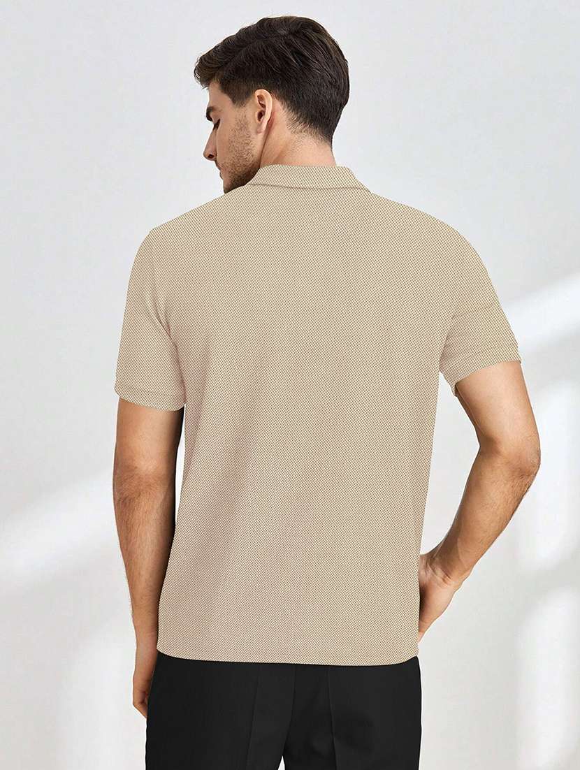 men solid short sleeves polo t-shirt - 22577536 -  Standard Image - 3