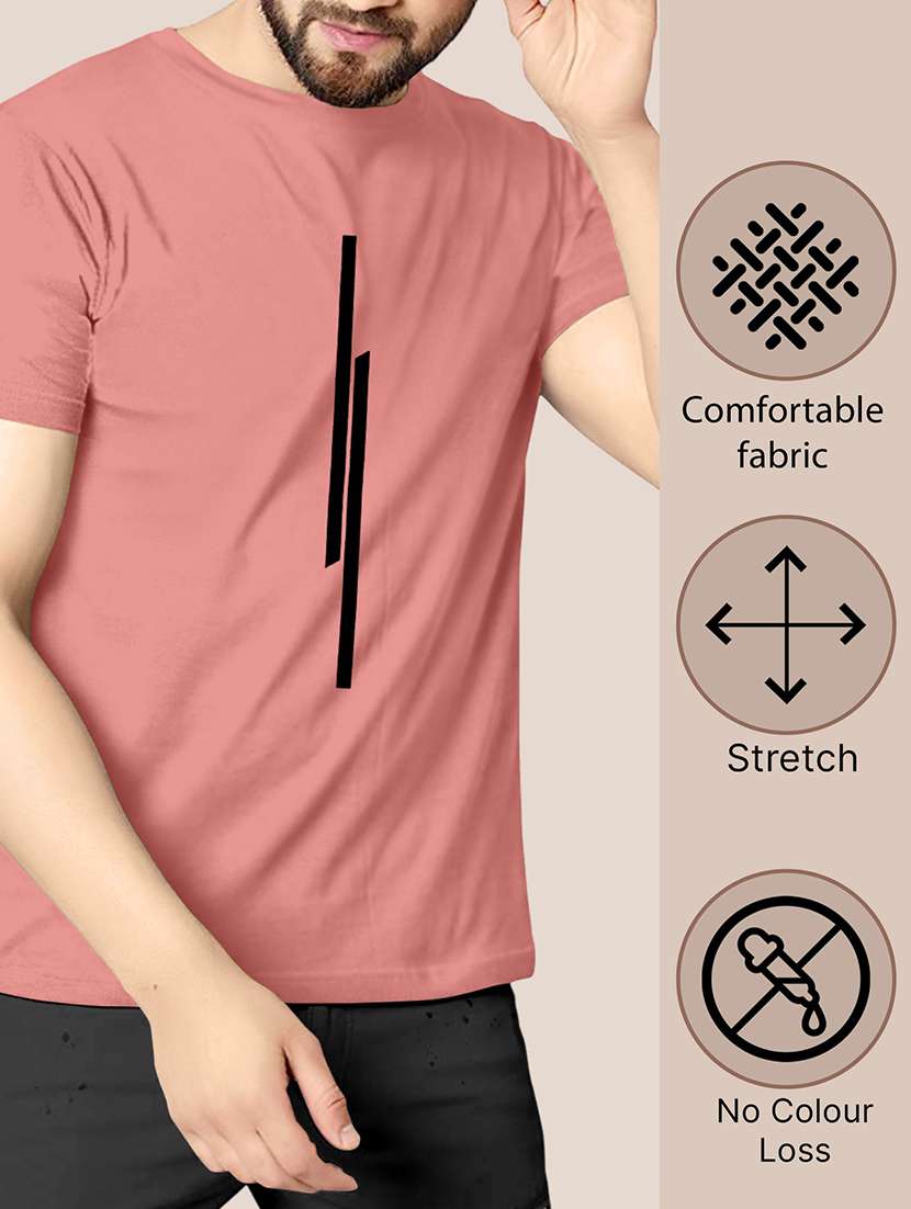 men printed short sleeves regular fit t-shirt - 22578102 -  Standard Image - 5
