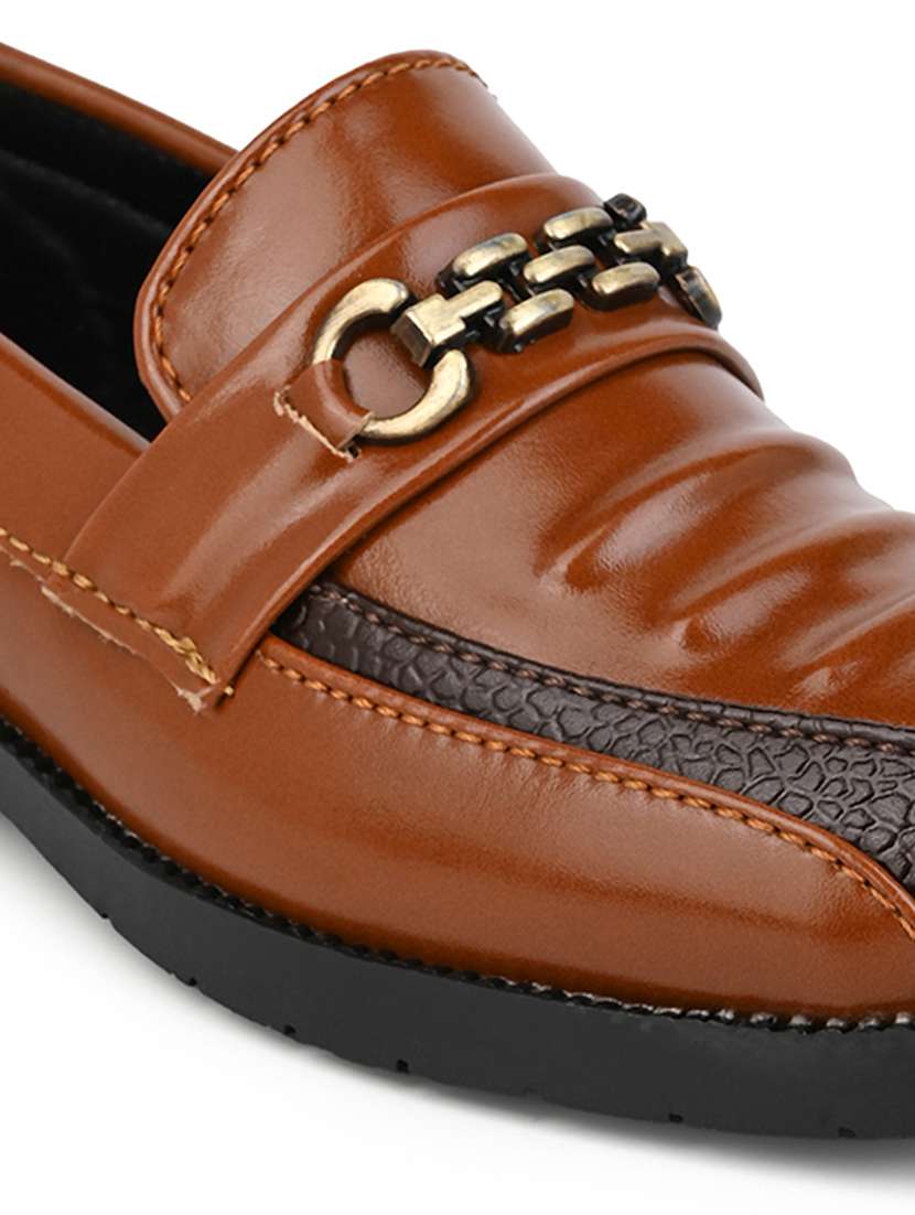 boys solid slip on loafer - 22578375 -  Standard Image - 3