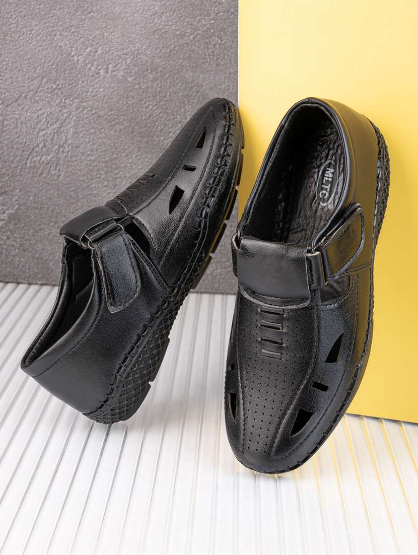 boys solid slip on sandals 