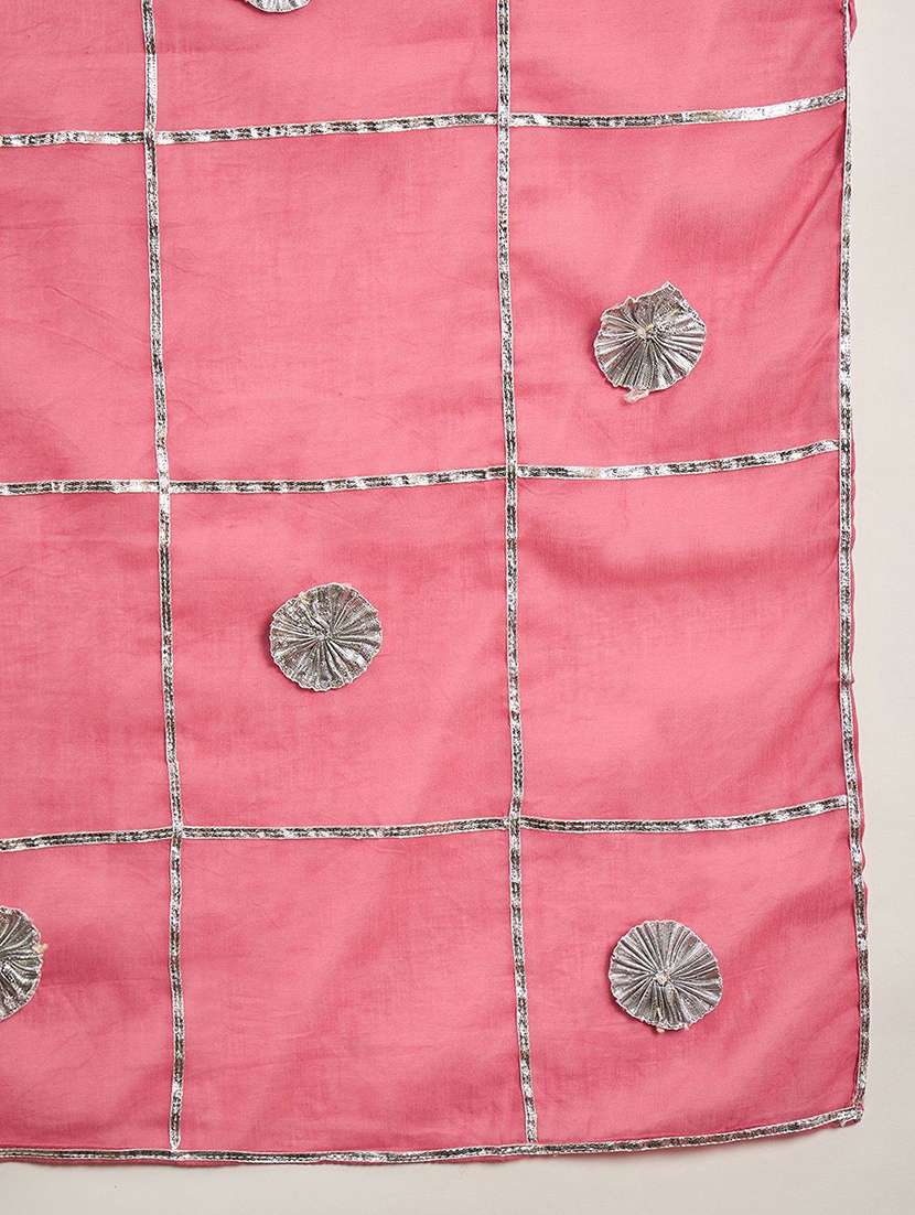women self design sleeveless kurta sharara set with dupatta - 22578422 -  Standard Image - 5