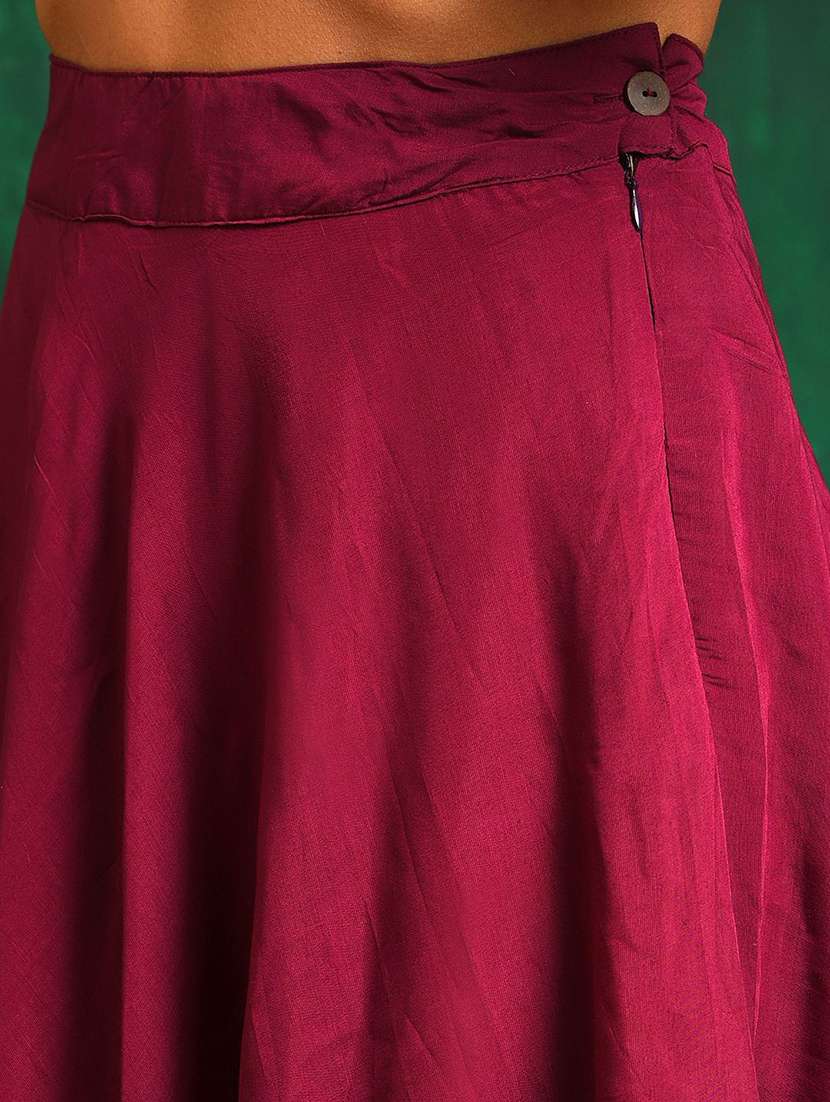 women self design sleeveless kurta skirt set - 22578427 -  Standard Image - 5