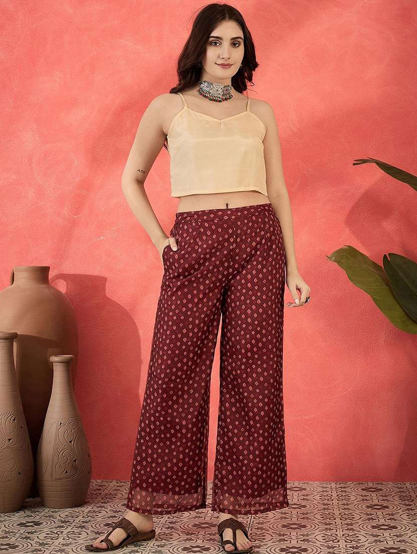 Women Printed Puff Sleeves Kurta Pant Set - 22578488 -  Standard Image - 5