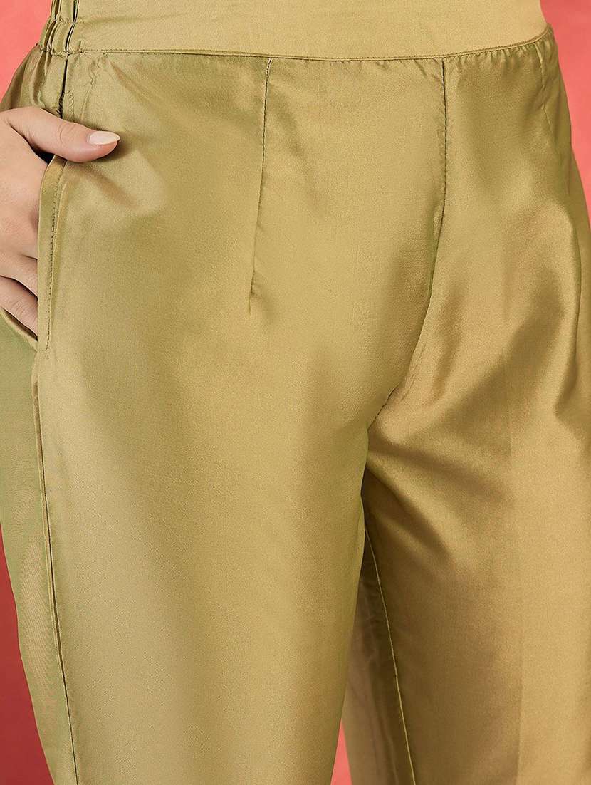 women printed three quarter sleeves kurta pant set - 22578504 -  Standard Image - 5