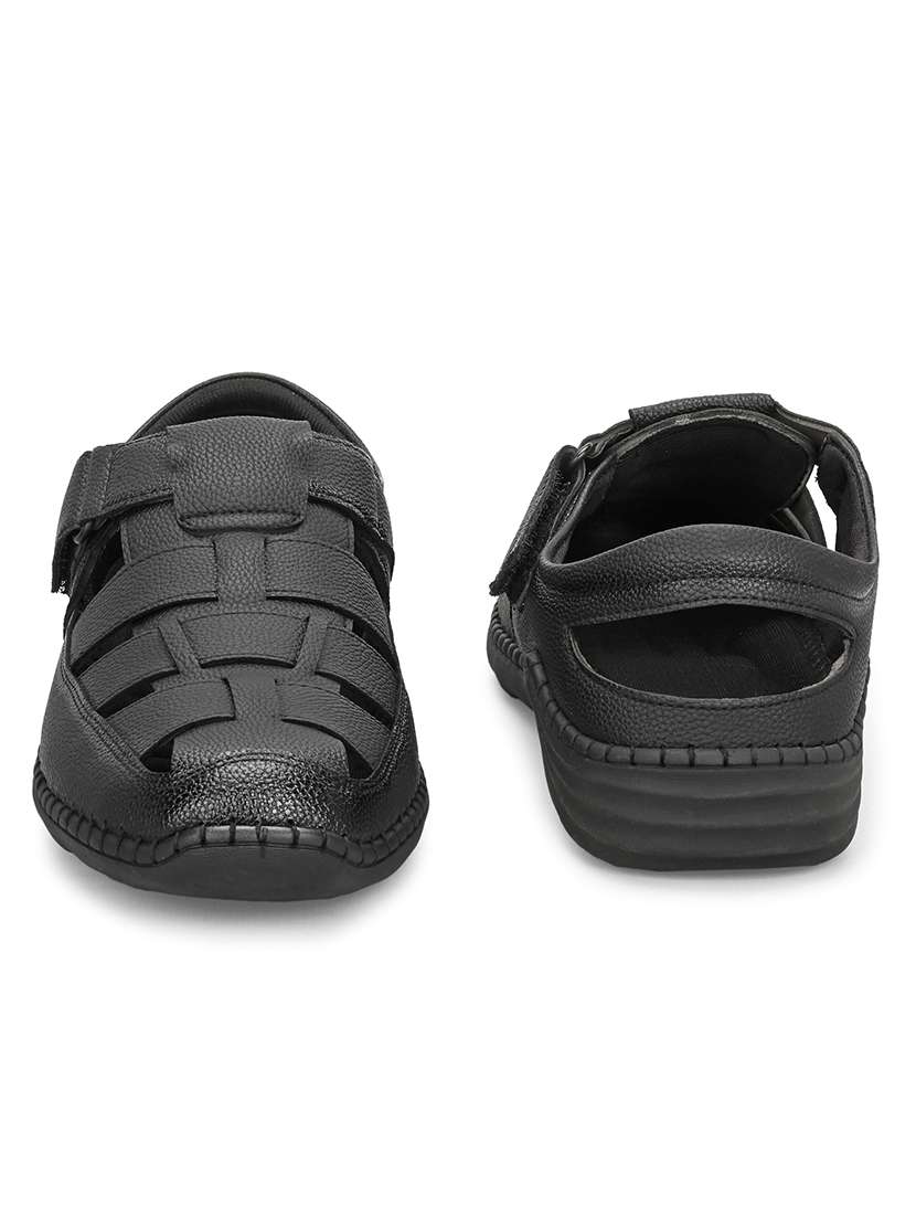 men solid slip on fisherman sandal - 22578547 -  Standard Image - 3