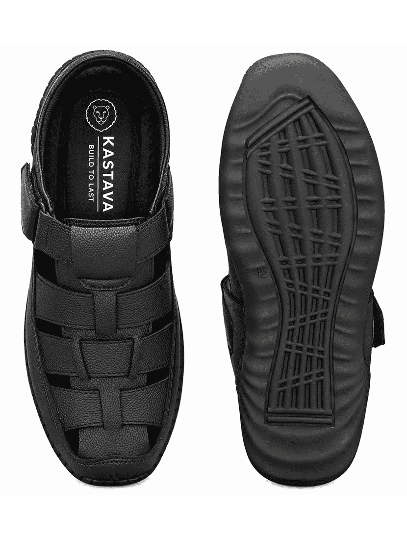 men solid slip on fisherman sandal - 22578547 -  Standard Image - 5