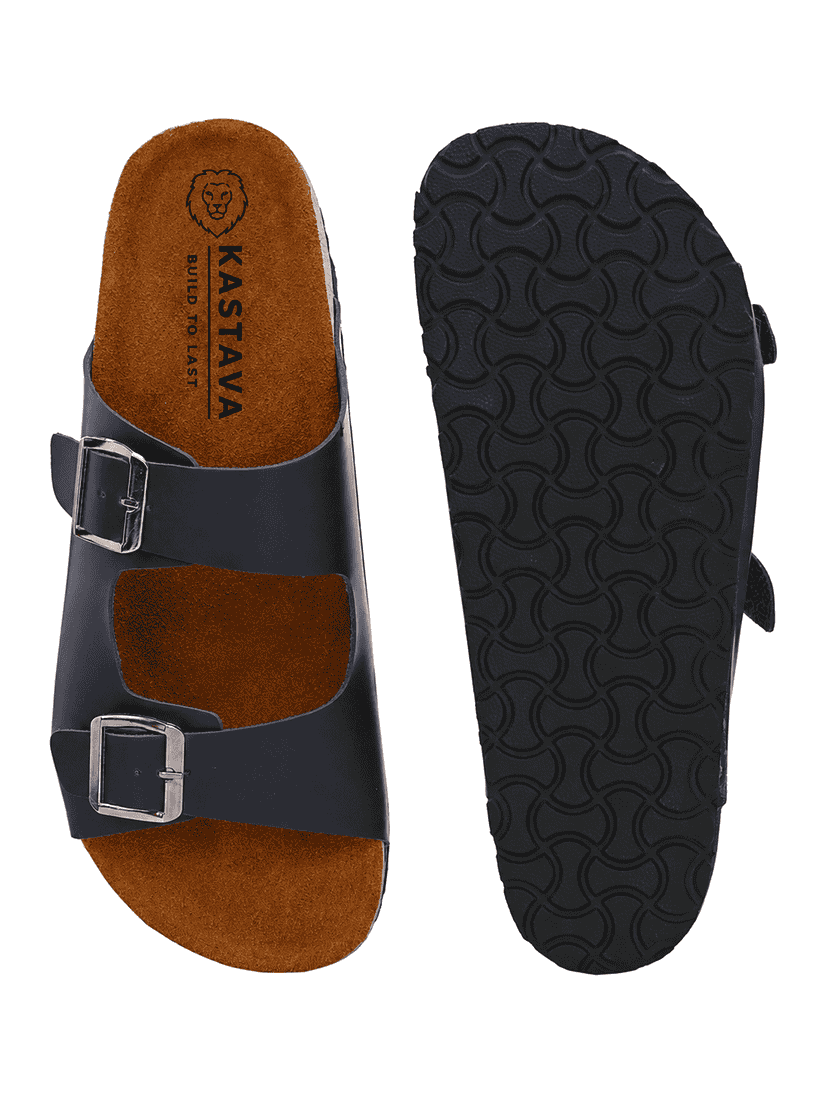 Men Solid Slip On Sandal - 22578551 -  Standard Image - 5