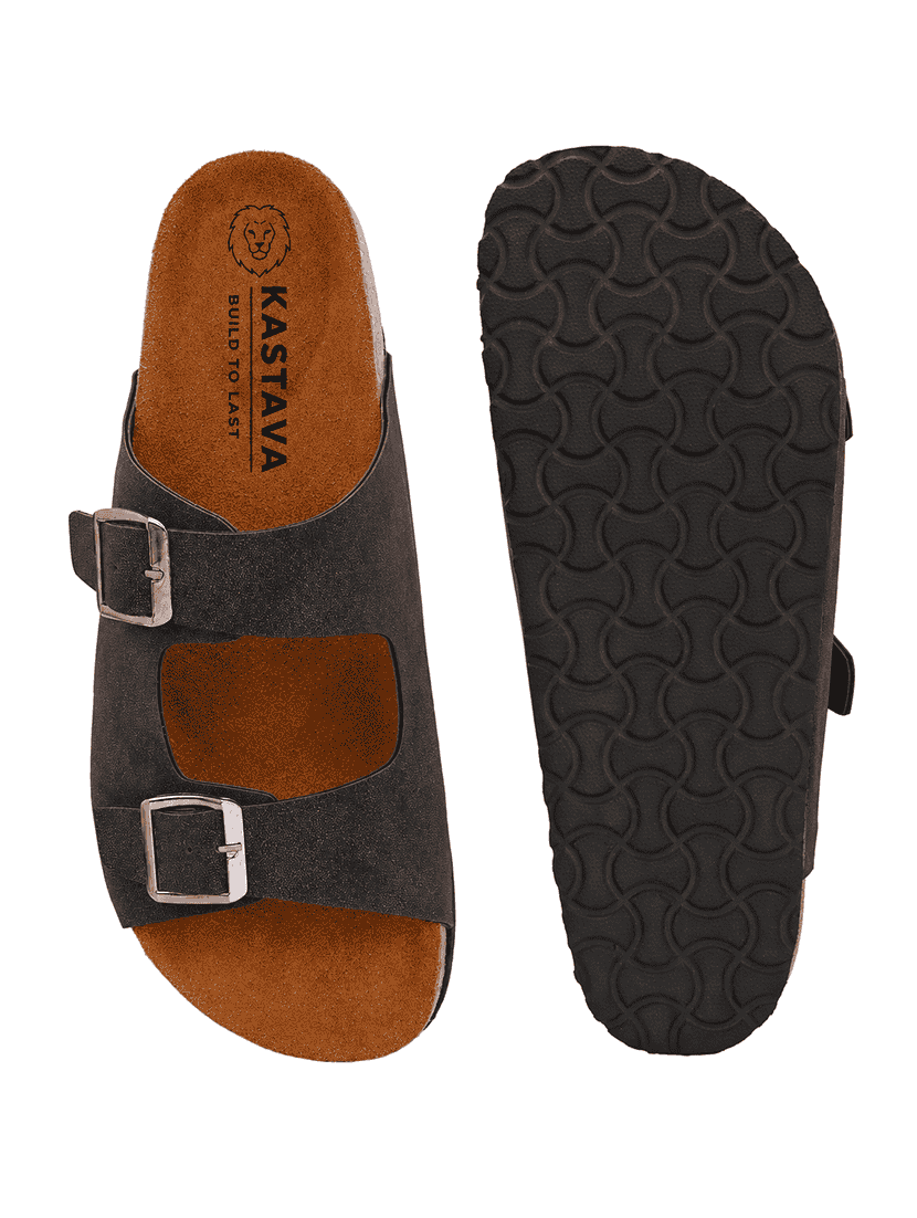 Men Solid Slip On Sandal - 22578552 -  Standard Image - 5