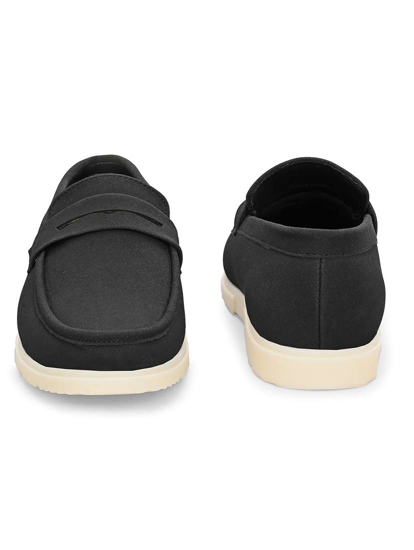 men solid slip on loafer - 22578554 -  Standard Image - 3