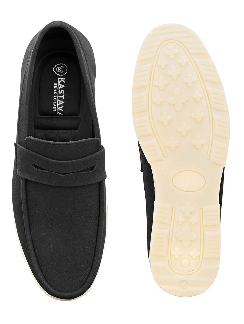 men solid slip on loafer - 22578554 -  Standard Image - 5
