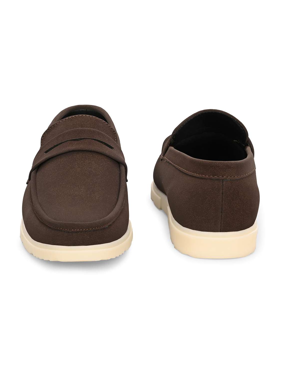 Men Solid Slip On Loafers - 22578555 -  Standard Image - 5