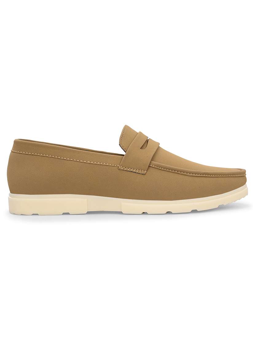 men solid slip on loafer - 22578556 -  Standard Image - 3
