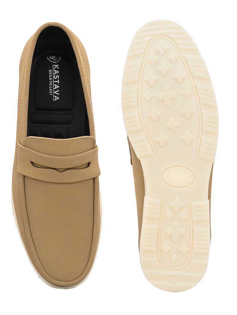 men solid slip on loafer - 22578556 -  Standard Image - 5