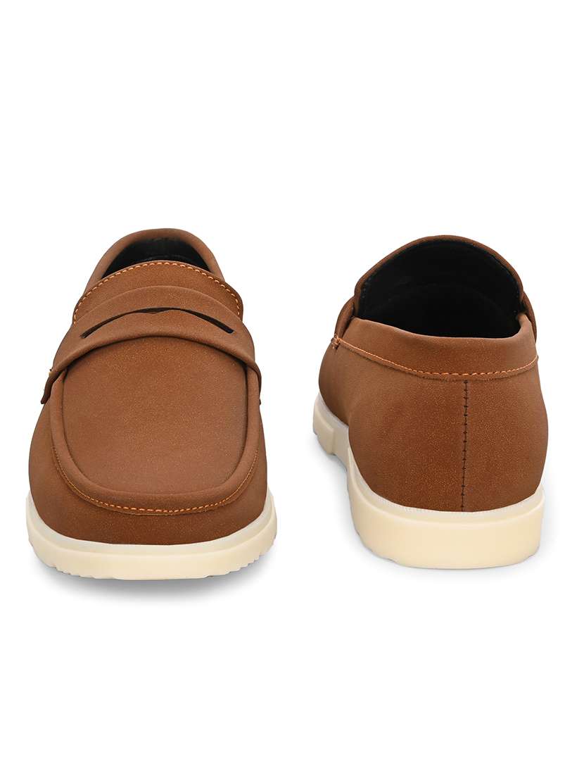 men solid slip on loafer - 22578558 -  Standard Image - 3