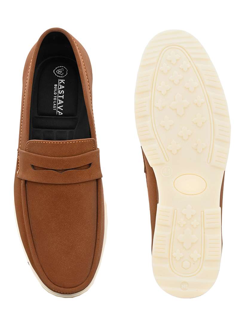 men solid slip on loafer - 22578558 -  Standard Image - 5