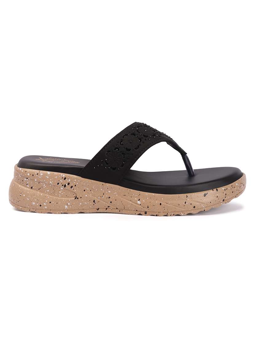 women cutwork toe separator wedges - 22578565 -  Standard Image - 3