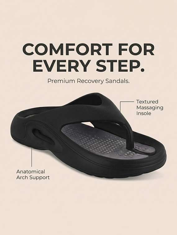 men solid toe separator slippers - 22578573 -  Standard Image - 3