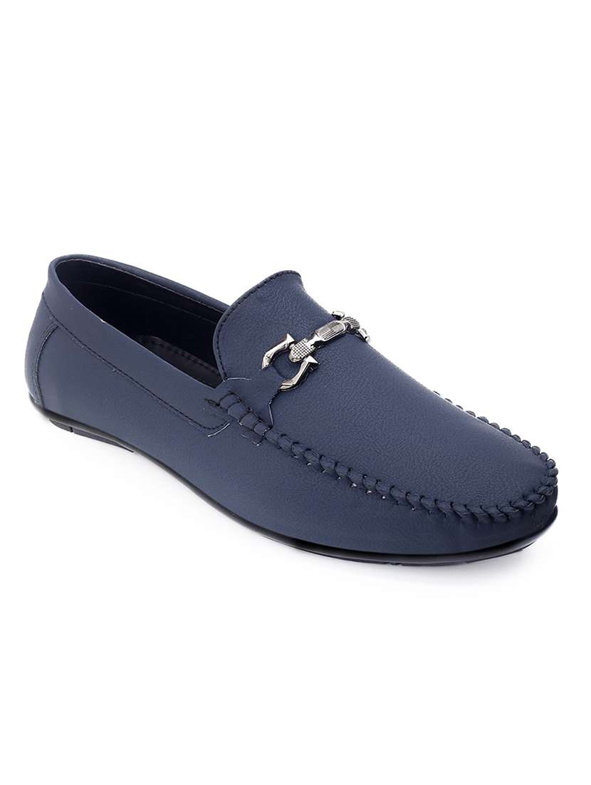 men solid slip on horsebit loafer - 22578956 -  Standard Image - 3
